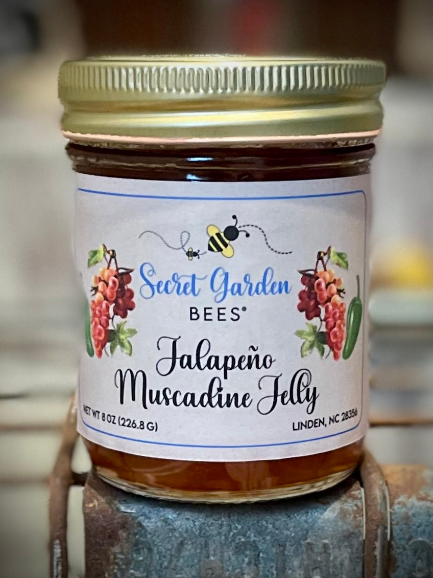 JALAPENO MUSCADINE JELLY - Available at our Farm Store or Shipping