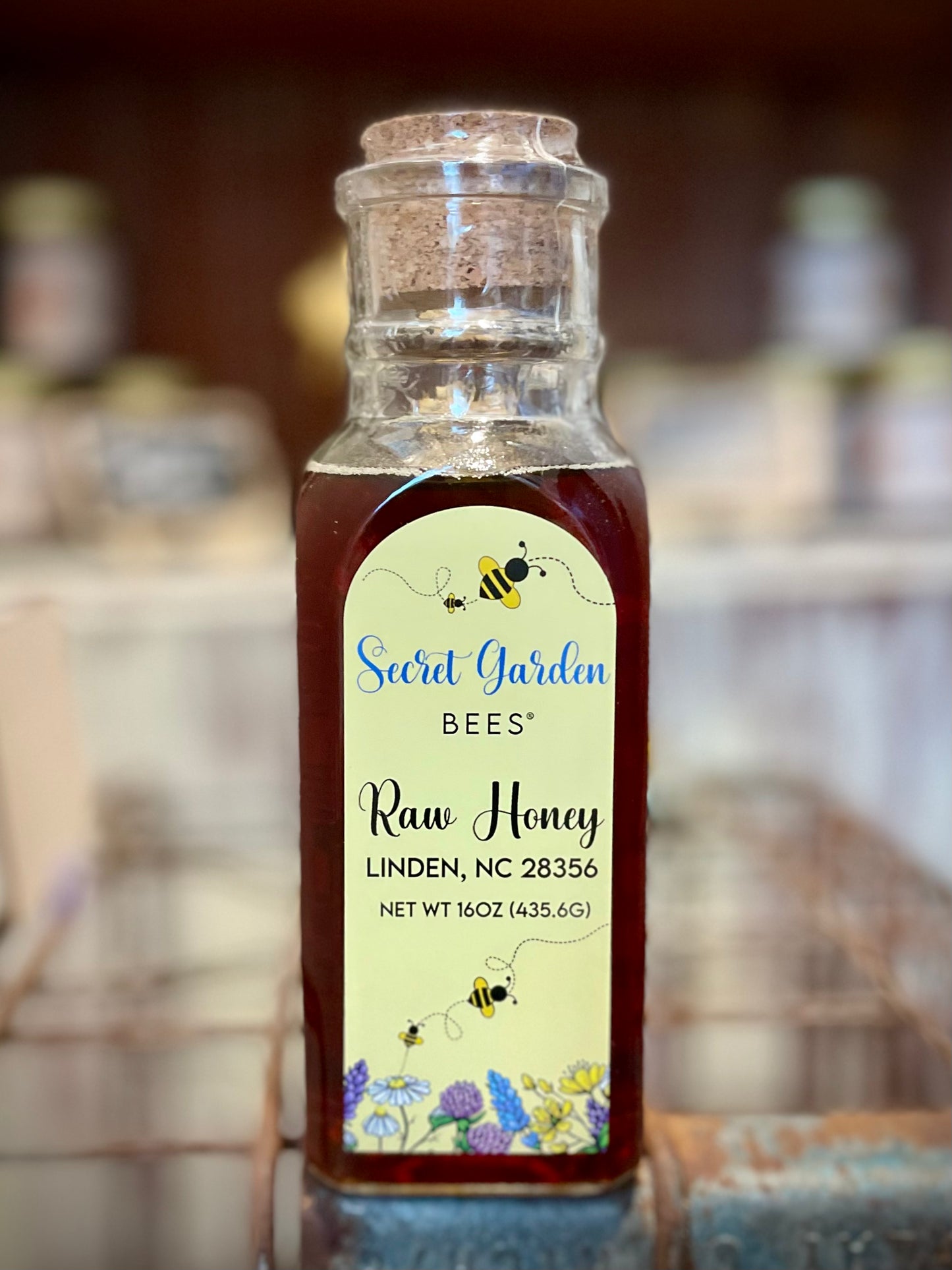 16 OZ WILDFLOWER HONEY - GLASS BOTTLE **SHIPPING NOT AVAILABLE**MUST PICK UP AT FARM STORE!