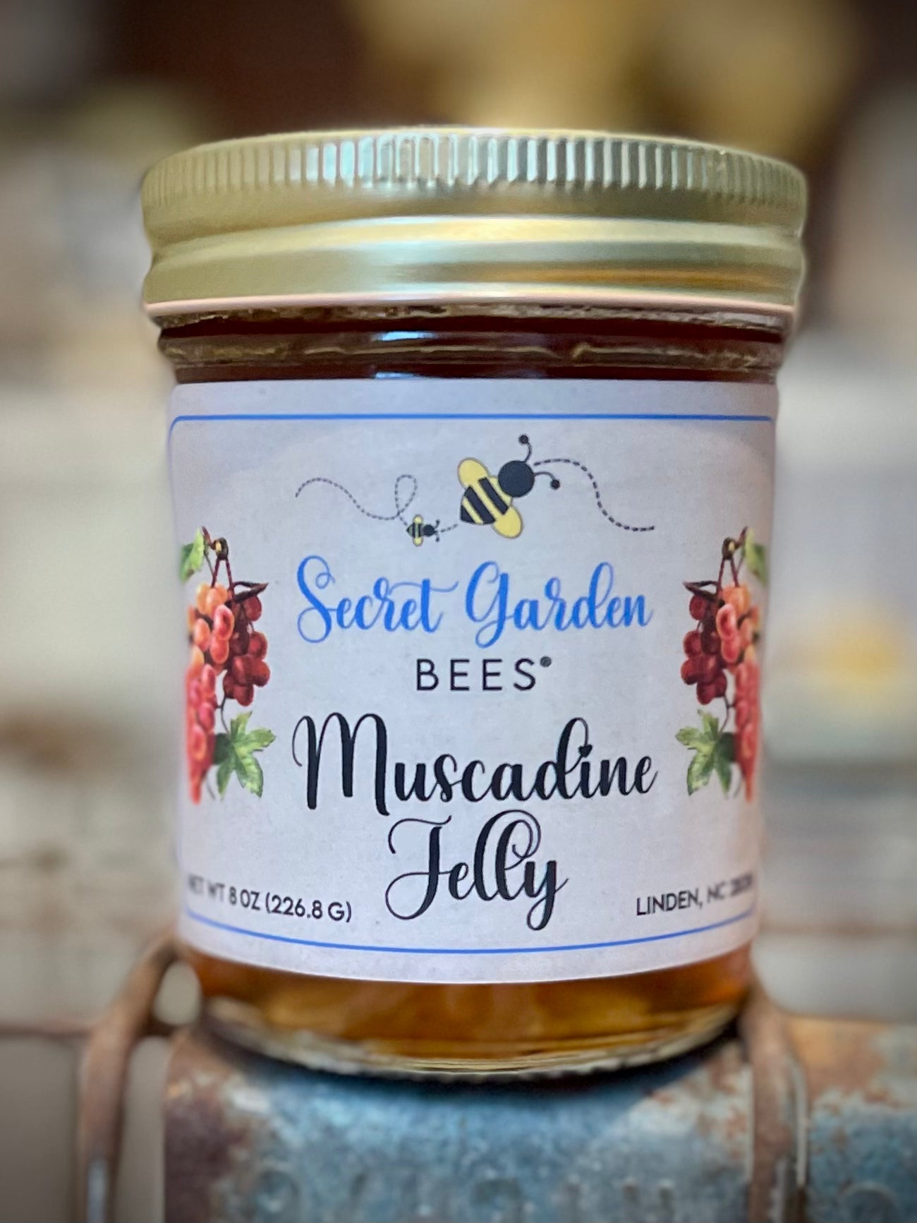 Muscadine Grape Jelly - Available at our Farm Store or Shipping