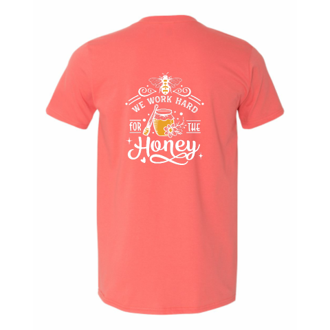 Short Sleeve T-shirt - Coral - Pick up at Farm Store