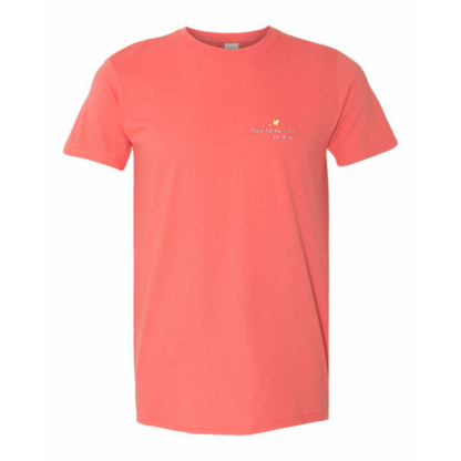 Short Sleeve T-shirt - Coral - Pick up at Farm Store